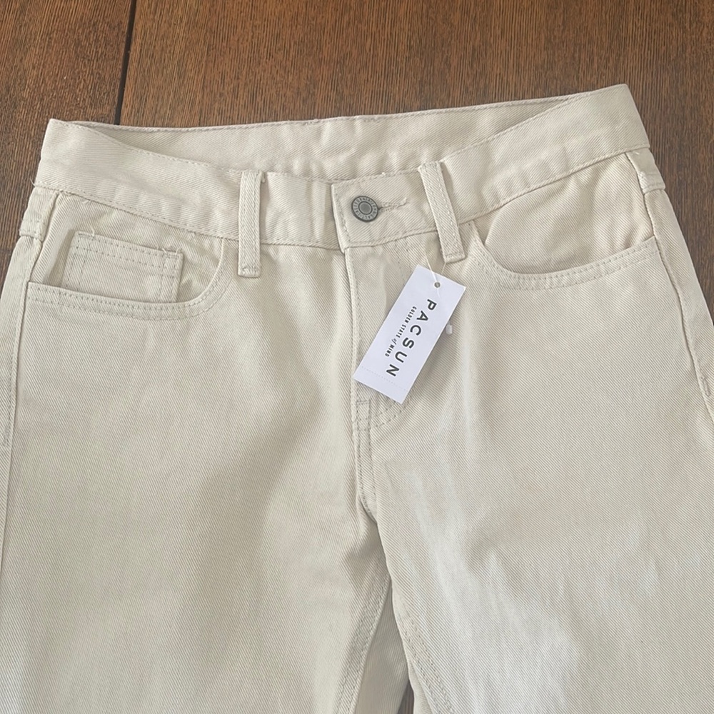 Pac Sun white bell bottom jeans